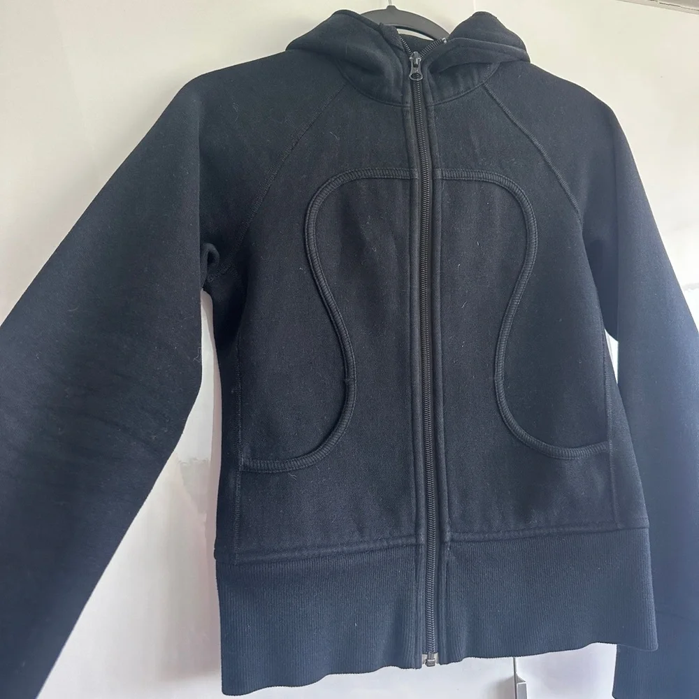 Lululemon Old Style Black Full Zip Scuba Jacket!